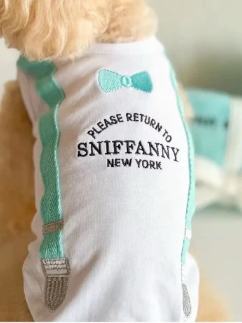 Please Return to Sniffanny New York Suspender Shirt
